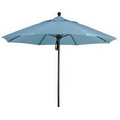 Commercial Aluminum Market Umbrella w/Fiberglass Ribs 9'